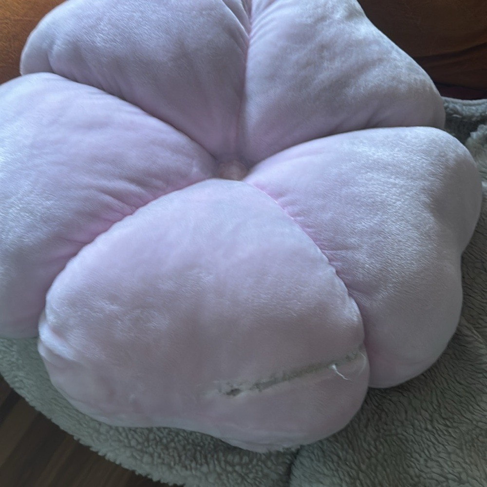 Treska Pink Flower Cat Dog Pillow - Pet Bed Cat - Picture 2 of 3